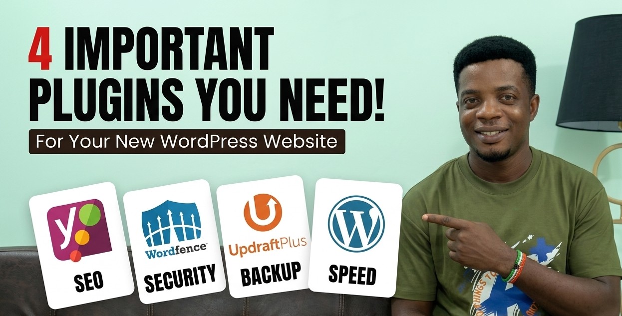 4 important plugins for your new WordPress website